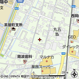 岡山県倉敷市茶屋町1696-10周辺の地図