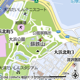大阪府堺市堺区大浜北町周辺の地図