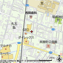 岡山県倉敷市茶屋町1628-11周辺の地図