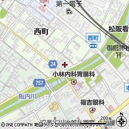 西川藤右衛門商店周辺の地図