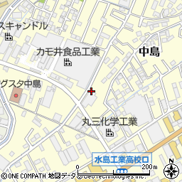 岡山県倉敷市中島1175周辺の地図