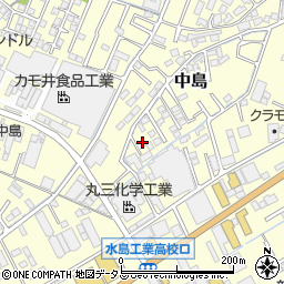 岡山県倉敷市中島1182周辺の地図