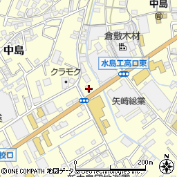 岡山県倉敷市中島1413周辺の地図