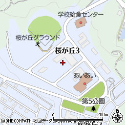 広島県府中市桜が丘3丁目周辺の地図