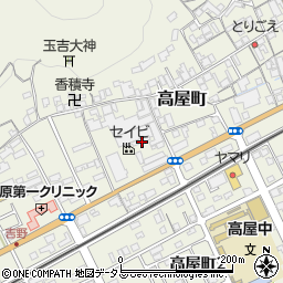 岡山県井原市高屋町267周辺の地図