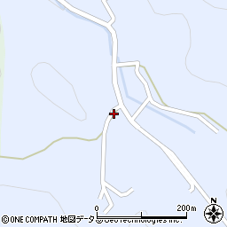 三重県名張市上三谷141周辺の地図