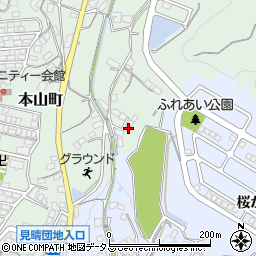 広島県府中市本山町124周辺の地図