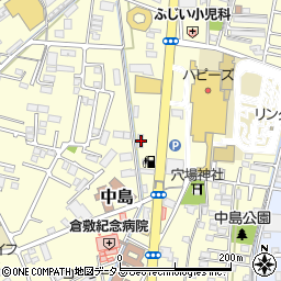 岡山県倉敷市中島813周辺の地図