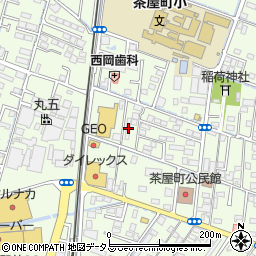 岡山県倉敷市茶屋町1628-15周辺の地図