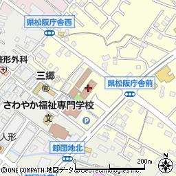 三重県松阪庁舎松阪県税事務所　税務室納税課周辺の地図