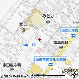 三重県松阪市川井町350周辺の地図