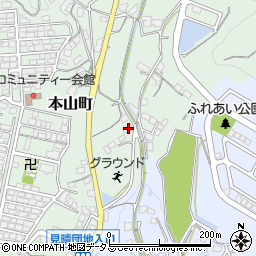 広島県府中市本山町145周辺の地図