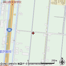 岡山県岡山市南区藤田1451周辺の地図