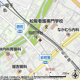 三重県松阪市本町2340周辺の地図