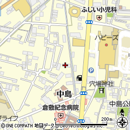 岡山県倉敷市中島775周辺の地図