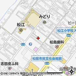 三重県松阪市川井町350-5周辺の地図