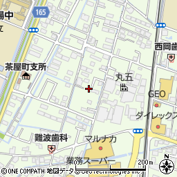 岡山県倉敷市茶屋町1701-21周辺の地図