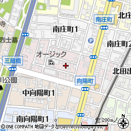 大阪府堺市堺区北向陽町周辺の地図