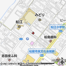 三重県松阪市川井町350-28周辺の地図