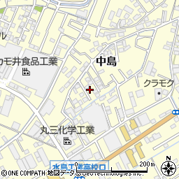 岡山県倉敷市中島1187周辺の地図