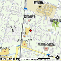 岡山県倉敷市茶屋町1628-1周辺の地図