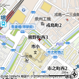 堺オリーブ　法律事務所周辺の地図