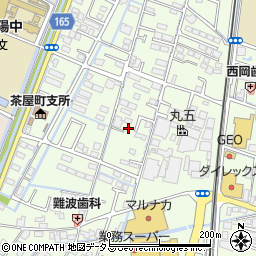 岡山県倉敷市茶屋町1700-5周辺の地図