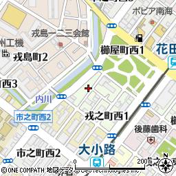 大阪府堺市堺区戎之町西2丁2-23周辺の地図