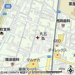岡山県倉敷市茶屋町1675-1周辺の地図