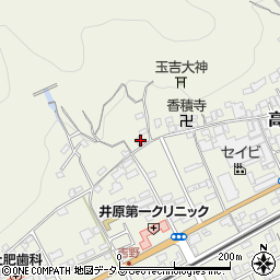 岡山県井原市高屋町980周辺の地図