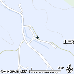三重県名張市上三谷399-1周辺の地図