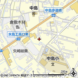 岡山県倉敷市中島958周辺の地図