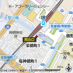インド料理レストラン DEVI 堺駅前店周辺の地図