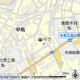 岡山県倉敷市中島1221周辺の地図