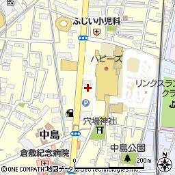 岡山県倉敷市中島815周辺の地図