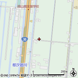 岡山県岡山市南区藤田1434周辺の地図