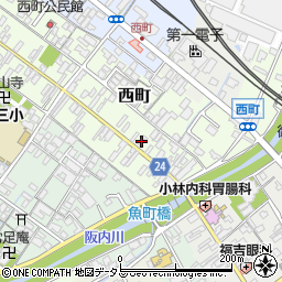 三重県松阪市西町2474周辺の地図