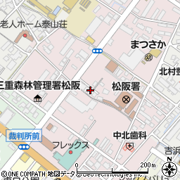 三重県松阪市中央町375周辺の地図
