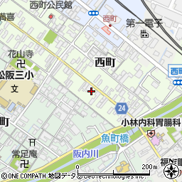 三重県松阪市西町2488周辺の地図