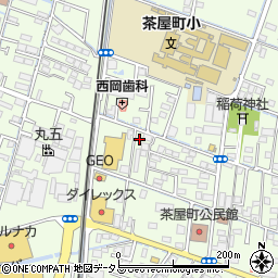 岡山県倉敷市茶屋町1631-5周辺の地図