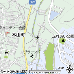 広島県府中市本山町186周辺の地図