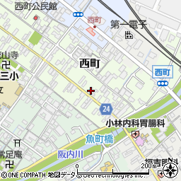 三重県松阪市西町2478周辺の地図