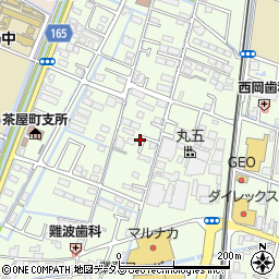岡山県倉敷市茶屋町1701-19周辺の地図