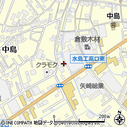 岡山県倉敷市中島1036周辺の地図