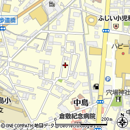 岡山県倉敷市中島778周辺の地図