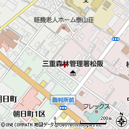 三重県松阪市中央町297周辺の地図