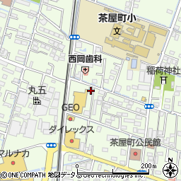 岡山県倉敷市茶屋町1628-3周辺の地図