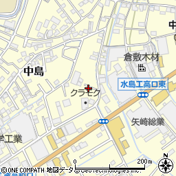 岡山県倉敷市中島1037周辺の地図