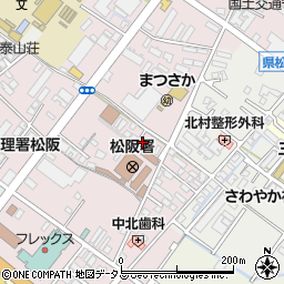 三重県松阪市中央町353-12周辺の地図