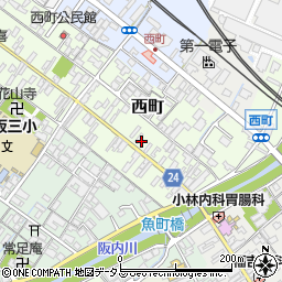 明治安田生命保険相互会社津支社　新松阪営業所周辺の地図